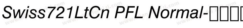 Swiss721LtCn PFL Normal字体转换
